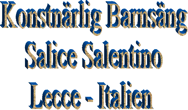 Konstnärlig Barnsäng  Salice Salentino  Lecce - Italien 